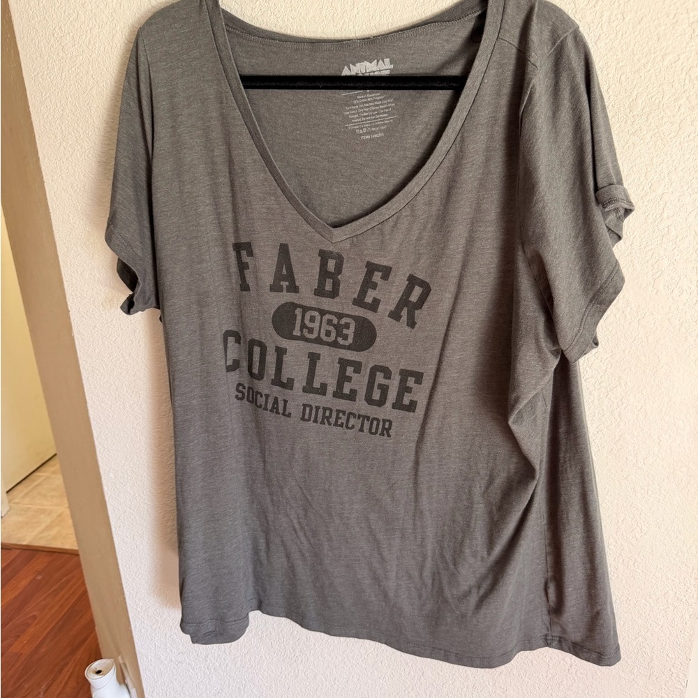 Animal Charcoal Faber College Women's Tee